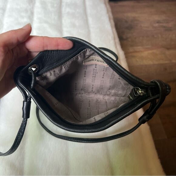 Margot Black Pebbled Leather Crossbody Bag - Picture 6 of 16